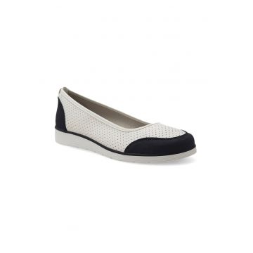 Pantofi dama -  300441 - Piele ecologica - Alb