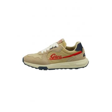 Pantofi sport cu insertii de piele intoarsa Youtron