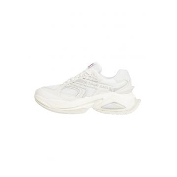 Pantofi sport cu insertii de piele intoarsa