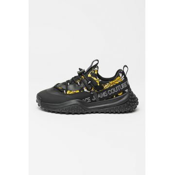 Pantofi sport cu model si garnituri din material textil