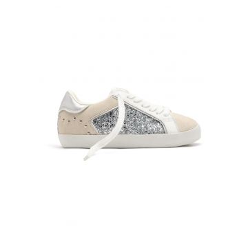 Pantofi sport cu segmente stralucitoare Epsom - Argintiu