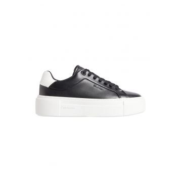 Pantofi sport de piele cu platforma
