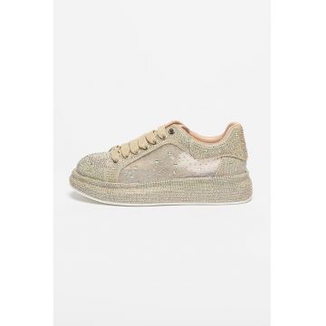 Pantofi sport decorati cu paiete