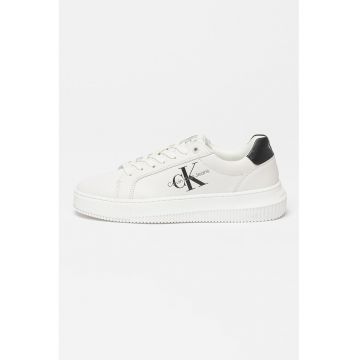 Pantofi sport din piele cu logo