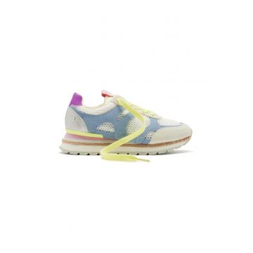 Pantofi sport din piele intoarsa cu insertii din plasa Eddington