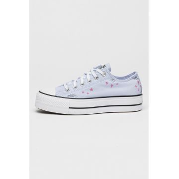 Pantofi sport low-cut cu broderie Lift