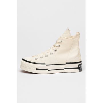 Tenisi unisex din material textil cu logo Chuck 70 Plus