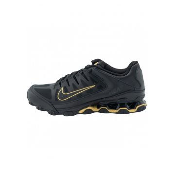 Pantofi Reax 8 TR cu insertii de piele pentru fitness - Negru