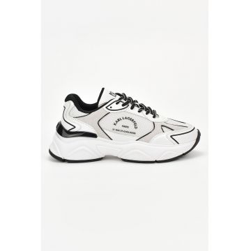 Pantofi sport cu garnituri de piele intoarsa
