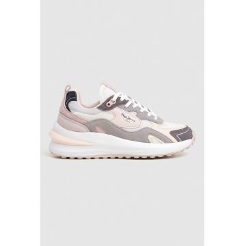 Pantofi sport cu insertii de piele intoarsa