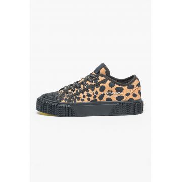 Pantofi sport cu model animal print