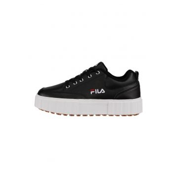 Pantofi sport de piele si piele ecologica Sandblast