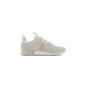 Pantofi sport  pentru Femei - black white laces - X8X027-XK050-U453 - Argintiu