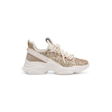 Pantofi sport slip-on cu aspect stralucitor