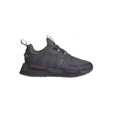 Pantofi sport wedge cu aspect de tricot fin NMD V3 -