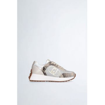 Pantofi sport cu detalii animal print