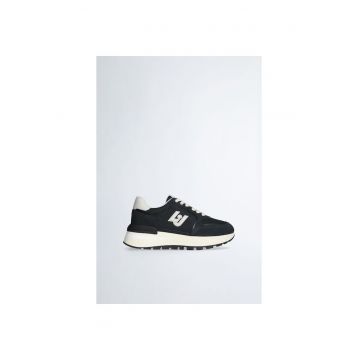 Pantofi sport cu detalii de piele intoarsa Brighty