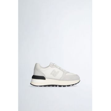 Pantofi sport cu detalii de piele intoarsa Brighty