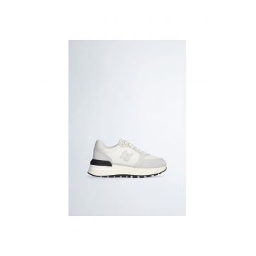 Pantofi sport cu detalii de piele intoarsa Brighty