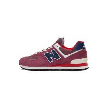 Pantofi sport cu insertii din piele intoarsa 574