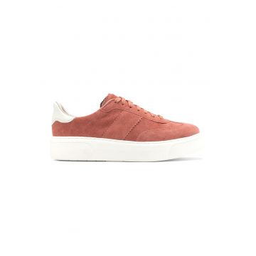 Pantofi sport de piele intoarsa cu sireturi
