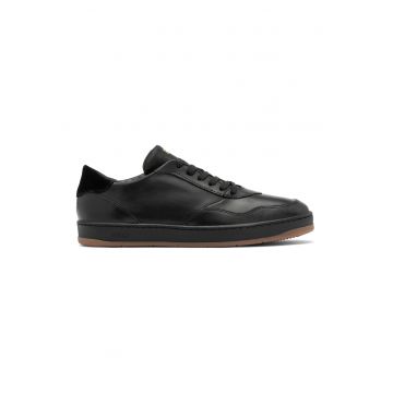 Pantofi sport de piele si piele intoarsa
