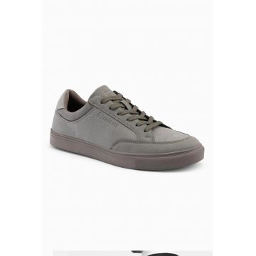 Pantofi sport din piele ecologica cu garnituri din piele intoarsa ecologica