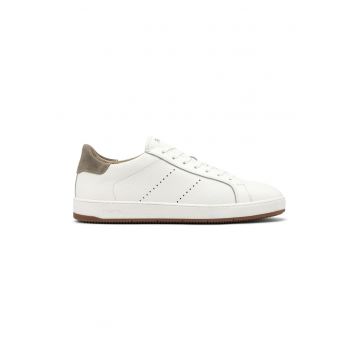 Pantofi sport din piele si piele intoarsa