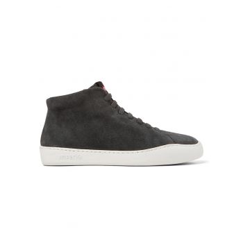 Pantofi sport high-top de piele intoarsa Peu Touring - Gri
