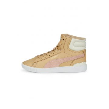 Pantofi sport mid-high the piele cu garnituri de piele intoarsa Vikky V3