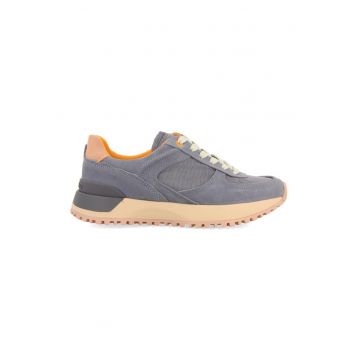 Pantofi sport uni de piele intoarsa Floing