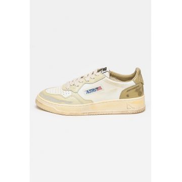 Pantofi sport de piele cu aspect deteriorat Vintage