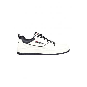 Pantofi sport de piele ecologica cu perforatii Court 92 - Ottoman