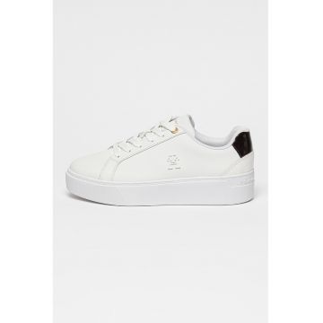 Pantofi sport din piele cu platforma Court