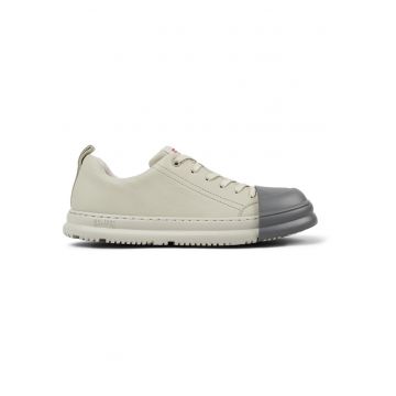 Pantofi sport low-cut de piele Junction Runner - Gri