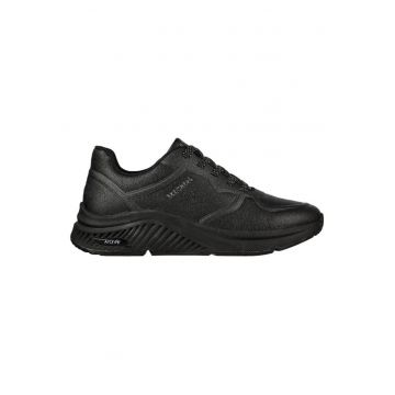 Tenisi dama -  Piele ecologica - Negru -