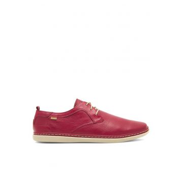 Pantofi barbati -  324980 - Piele naturala - Rosu