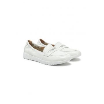 Pantofi dama  304671623 - Piele naturala - Alb - Alb