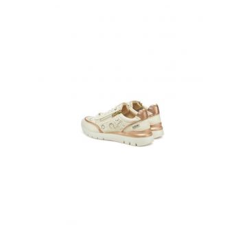 Pantofi sport dama  304903601 - Piele naturala - Alb