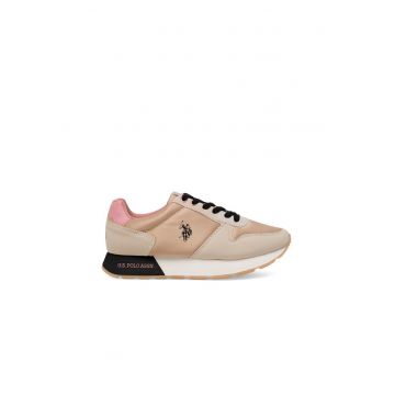 Pantofi sport dama - US POLO ASSN - 590559 - Textil - Bej -