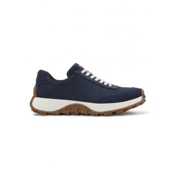 Pantofi sport de piele nabuc si piele intoarsa Drift Trail 209907 - Albastru