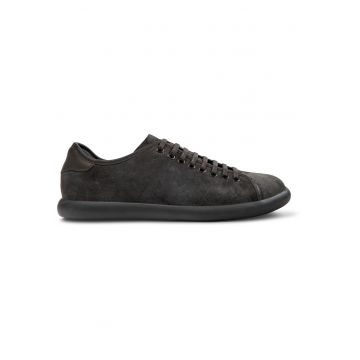 Pantofi sport de piele nabuc Soller - Gri