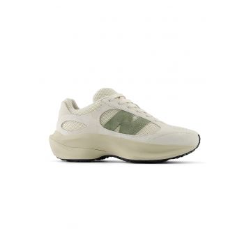 Pantofi sport din piele cu insertii din plasa