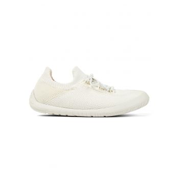 Pantofi sport slip-on din material textil Path - Alb