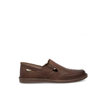 Tenisi barbati -  590558850999840 - Piele naturala - 40 EU - Maro