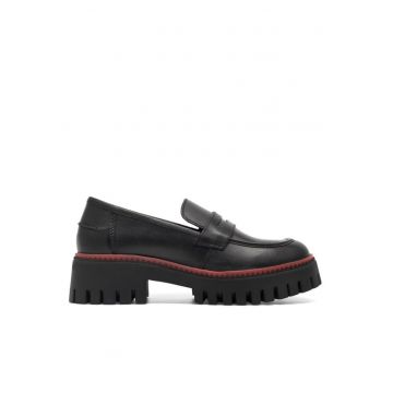 Tenisi dama -  590486294908636 - Piele naturala - Negru
