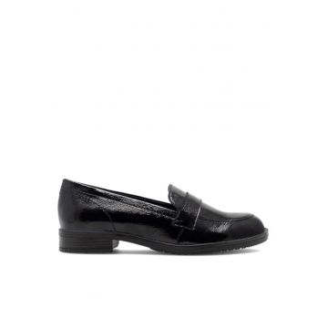 Tenisi dama -  590558805926436 - Piele naturala/Piele lacuita - Negru