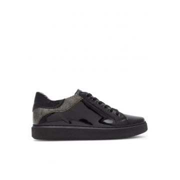Tenisi dama -  590558806057438 - Piele naturala/Piele lacuita - Negru