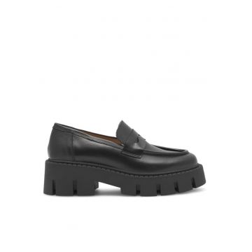 Tenisi dama -  590558837804436 - Piele naturala - Negru