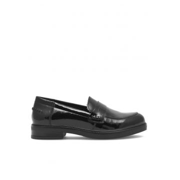 Tenisi dama -  590558839038136 - Piele naturala/Piele lacuita - Negru